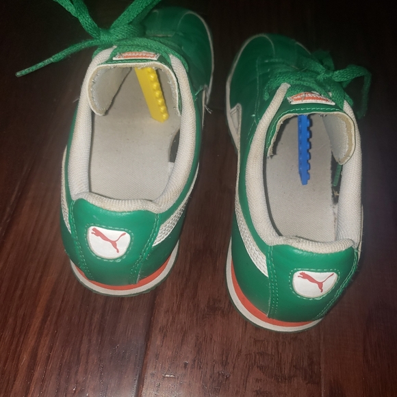 Puma Shoe Green Big Kids Sz 3 - Picture 4 of 9